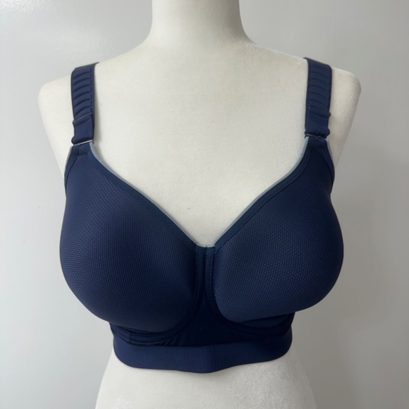 Active Essentials by Tchibo Blue Sport Bra 38D - Picture 4 of 6